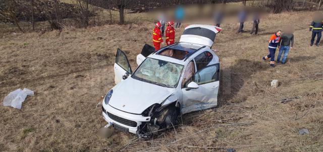 Accident pe E85 între Bunești și Fălticeni