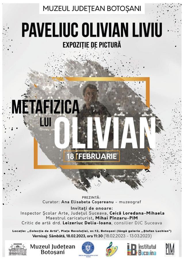 Artistul plastic sucevean Liviu Olivian Paveliuc expune sâmbătă la Botoșani