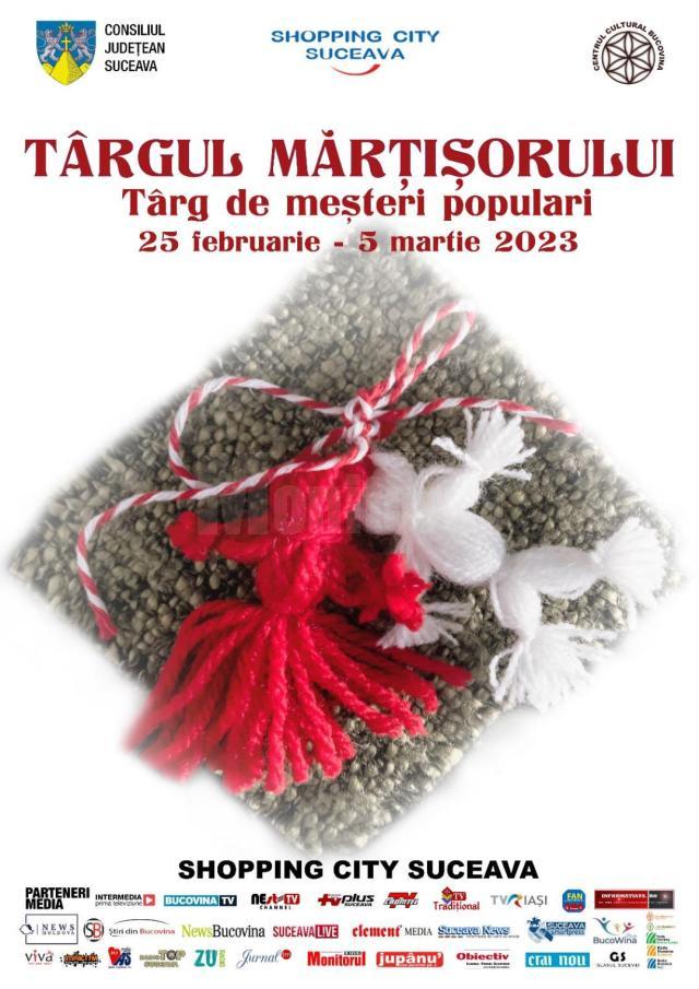 „Târgul Mărțișorului”, târg de meșteri populari, la Shopping City Suceava