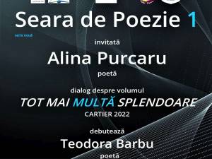 Seară de poezie, vineri, la Colegiul Național „Petru Rareș” Suceava