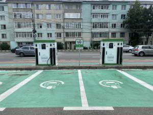Statie de incarcare masini electrice in municipiul Suceava
