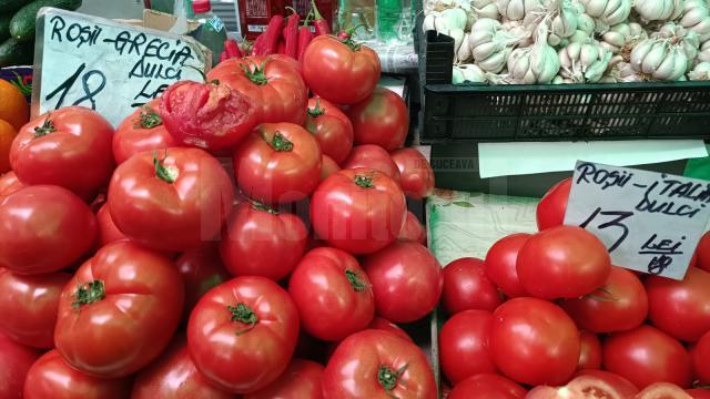  - Prețuri piperate la legumele și fructele din piață