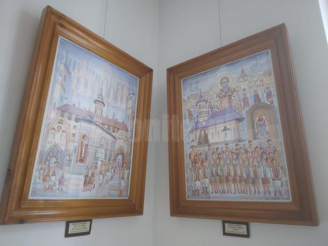 Vernisajul expoziției de pictură semnată de Dimitrie Roman, la Muzeul de Istorie Suceava