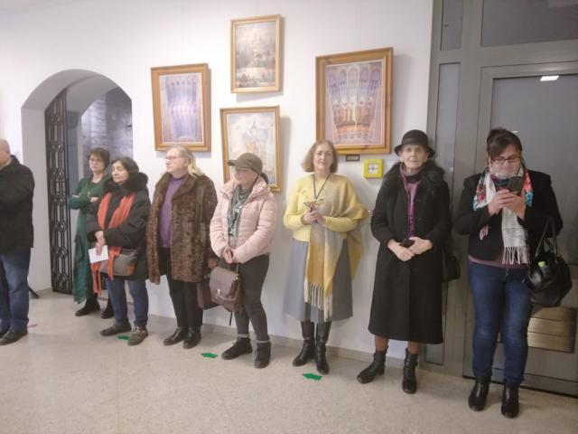 Public numeros și multă emoție la vernisajul expoziției de pictură semnate de Dimitrie Roman, la Muzeul de Istorie Suceava