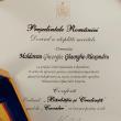 Brevetul și medalia conferite prefectului de Suceava