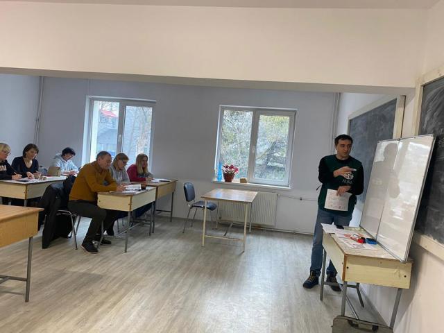 La cursurile de limba română participă mai mulți refugiați ucraineni