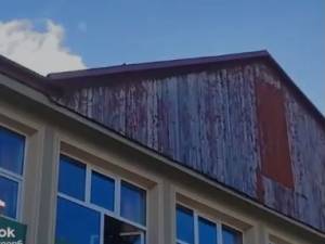 Elev cu nevoi speciale, filmat în timp ce se cocoța în exteriorul geamului de la ultimul etaj al liceului „Samuil Isopescu”