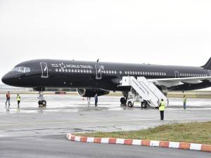 Una dintre aeronavele companiei TCS World Travel care a transportat la Suceava turiștii care au participat la circuitul „Regate și culturi”