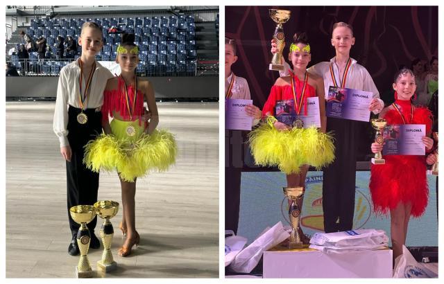 Titlul de Campioni Naționali la Dans Sportiv în anul 2023, la categoria Junior I, a ajuns la Suceava