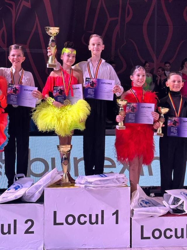 Titlul de Campioni Naționali la Dans Sportiv în anul 2023, la categoria Junior I, a ajuns la Suceava