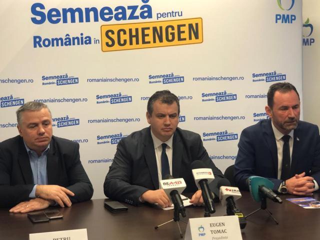 Eugen Tomac a lansat o campanie de semnături pentru susținerea aderării României în Schenghen