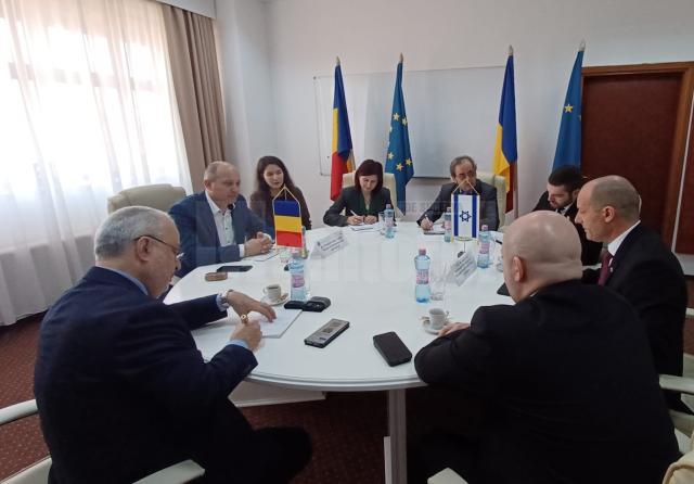 Constantin Daniel Cadariu s-a întâlnit cu ambasadorul Statului Israel în România, E.S. Reuven Azar