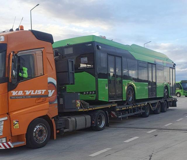 Parcul auto electric al TPL Suceava, completat cu ultimul autobuz Solaris