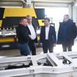 Ministrul economiei Florin Spătaru a vizitat firma Automotive Albaca din Șcheia