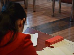 Luni, 20 martie, elevii de-a VIII-a au susținut prima probă a simulării evaluării naționale
