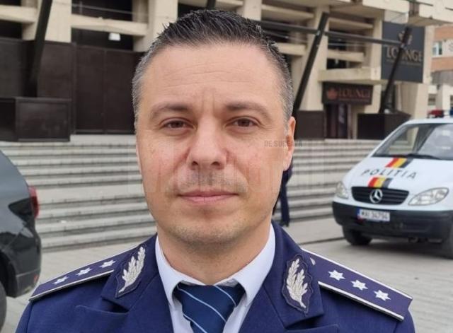 Comisarul-șef Ionuț Epureanu, din cadrul Inspectoratului de Poliție Județean Suceava