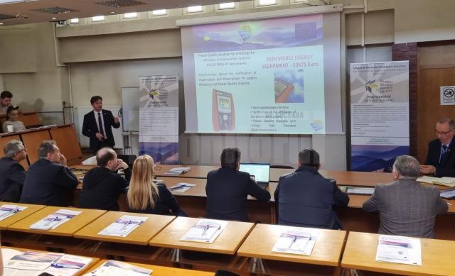 Universitatea „Ștefan cel Mare” din Suceava a organizat marți conferinţa finală în cadrul proiectului New Energy Solutions in Carpathian Area – NESiCA, HUSKROUA/1702/6.1/0014