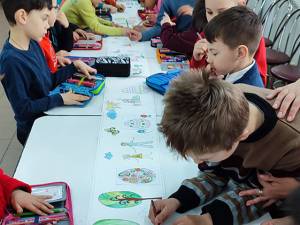 Activități de voluntariat desfășurate de elevii Şcolii „Petru Comarnescu” Gura Humorului, la  Centrul Şcolar  „Sf. Andrei”