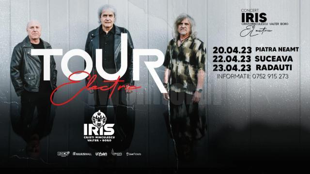 Formația IRIS concertează la Suceava și Rădăuți