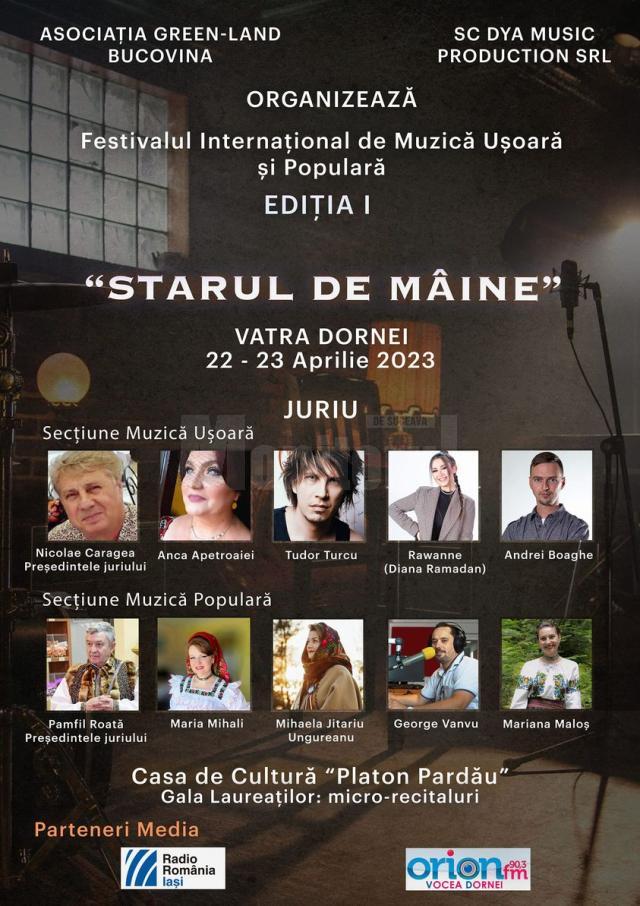 270 de copii din România și Republica Moldova, înscriși la Festivalul Internațional de Muzică Ușoară și Populară de la Vatra Dornei