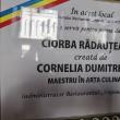 Diploma care atestă originea ciorbei rădăuțene, afișată la intrare în Restaurantul Național