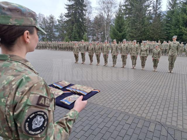 Olimpicii de la Colegiul Militar au fost înaintați în grad