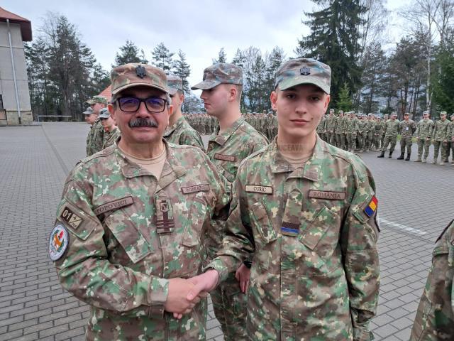 Olimpicii de la Colegiul Militar au fost înaintați în grad