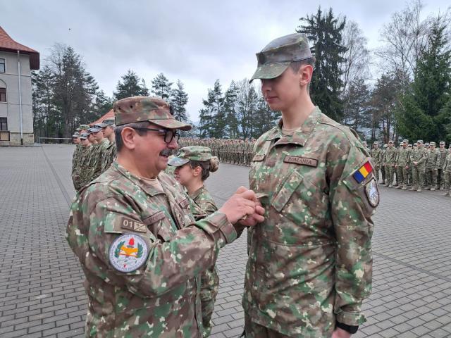 Olimpicii de la Colegiul Militar au fost înaintați în grad