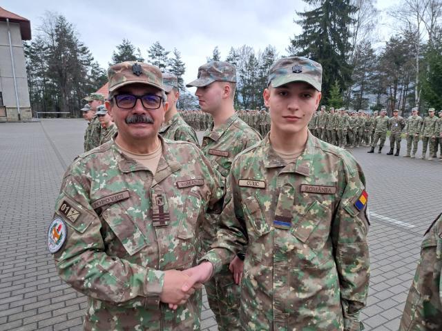 Olimpicii de la Colegiul Militar au fost înaintați în grad