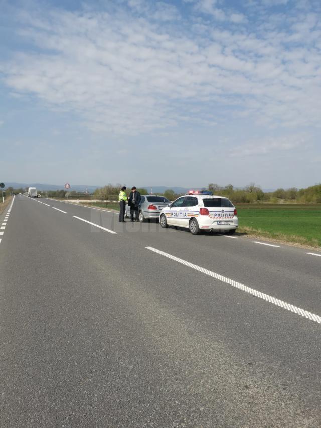 control poliție în trafic