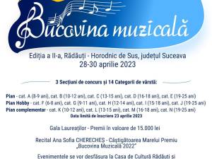 Concursul Internațional de Interpretare Pianistică „Bucovina Muzicală”, ediția a II-a