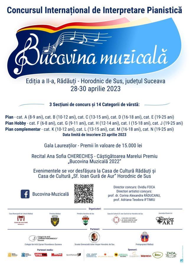 Concursul Internațional de Interpretare Pianistică „Bucovina Muzicală”, ediția a II-a