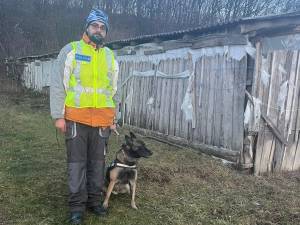 Câinele Coh i-a luat urma unui dispărut de mai bine de 24 de ore în pădure