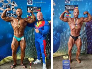 Dorel Toma și Radu Petenghea, medaliați cu aur la Cupa României la culturism și fitness