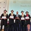 Președintele ASFOR alături de noua generație de silvicultori și profesorii de la Facultatea de Silvicultură din Brașov, care a împlinit 75 de ani de existență