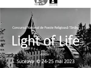 S-a prelungit termenul de înscriere la Concursul Național de Poezie Religioasă Tânără „Light of life”, ediția I
