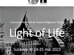 S-a prelungit termenul de înscriere la Concursul Național de Poezie Religioasă Tânără „Light of life”, ediția I