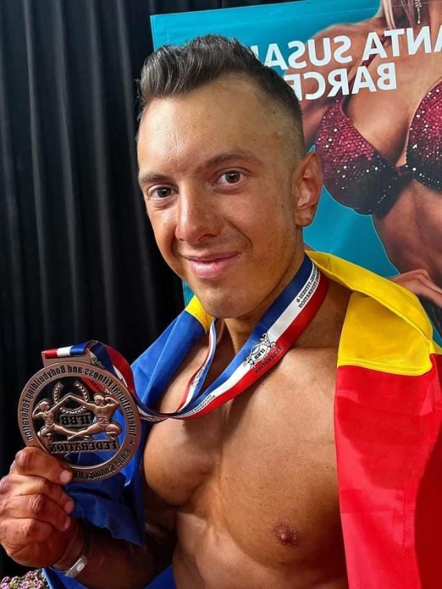 Andrei Cîmpan, medalie de bronz la Campionatul European de Culturism