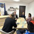 Viceprimarul Sucevei, Lucian Harșovschi și delegația Înaltului Comisariat al Națiunilor Unite pentru Refugiați, condusă de Kylie Alcoba Wright 3