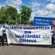 Peste 250 de angajați din școlile sucevene au protestat la București