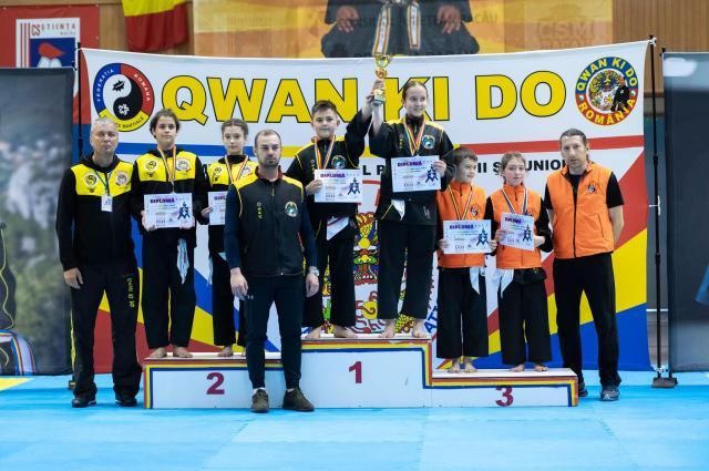 Performanţe ale copiilor de la Clubul Kim Long Dao Fălticeni la Campionatului Naţional de Qwan Ki Do