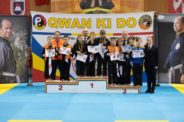 Performanţe ale copiilor de la Clubul Kim Long Dao Fălticeni la Campionatului Naţional de Qwan Ki Do