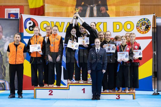 Performanţe ale copiilor de la Clubul Kim Long Dao Fălticeni la Campionatului Naţional de Qwan Ki Do