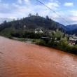 Râul Bistrița, poluat pe o lungime de 3 kilometri de la o fostă exploatare minieră
