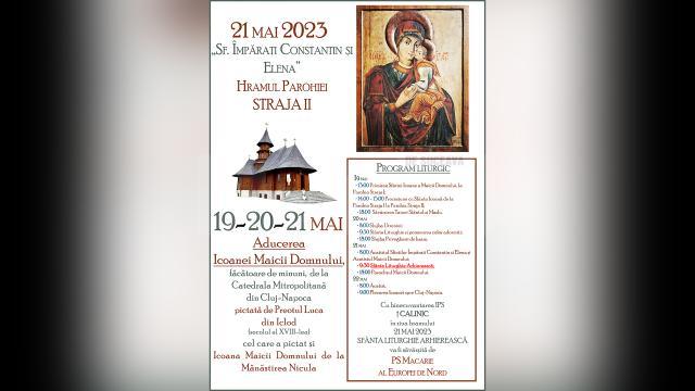 Icoana Maicii Domnului făcătoare de minuni de la Catedrala Mitropolitană din Cluj-Napoca va ajunge la Parohia Straja II