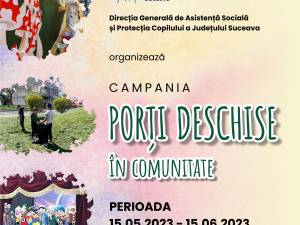 La Suceava a debutat Campania „Porți deschise în comunitate”, organizată de Protecția Copilului