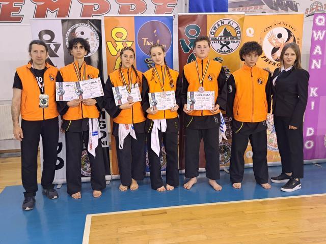 Patru fălticeneni au obţinut medalii la Campionatul Naţional de Qwan Qi Do