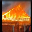 Un incendiu puternic a izbucnit duminică seară, în satul Chilișeni, comuna Udești