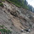 Zona unde s-a produs alunecarea de teren, între Broșteni și Crucea