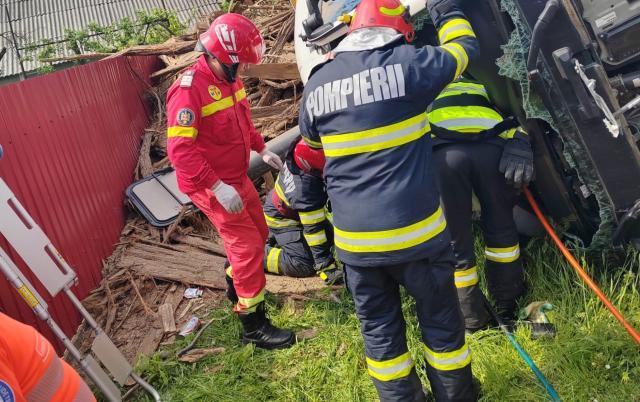 Accidentul a avut loc la Boroaia